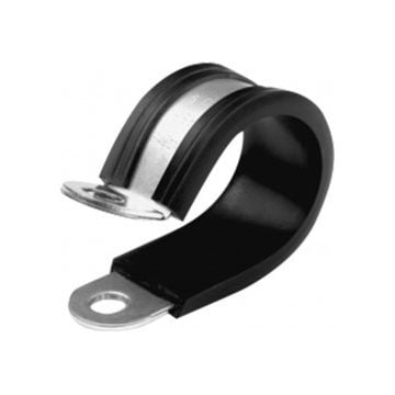 Clip rubber lined ID 51mm SS304 band width 13mm screw size 5mm (pack of 10pcs)