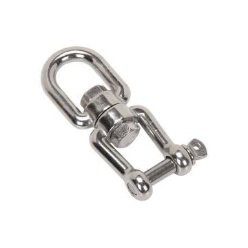 Swivel eye & Jaw SS316 6mm