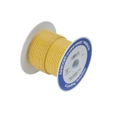 Cable 18 AWG 100ft Yellow (0.8mm2)
