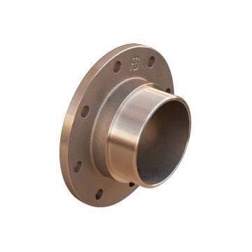 Flange Bronze PN16 1-1/4" M-M thread with 4 holes