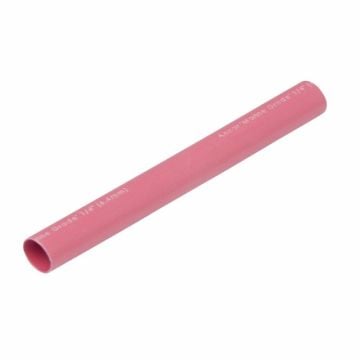 Shrink tube 1/4"x12" red (10pcs)