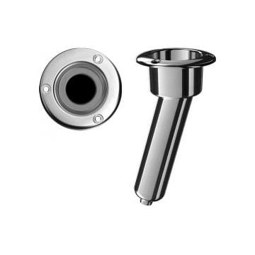 Rod cup holder SS316 round top 15 deg. rod Drain 3/8" NPT