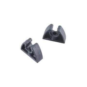 Pole storage clip black for 7/8" OD
