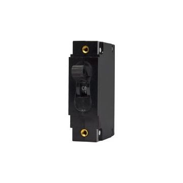 Breaker C series 100A 1 pole Black 240VAC 80VDC White actuator