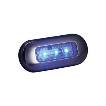Light LED Oblong Courtesy Blue 12V 10W SS316
