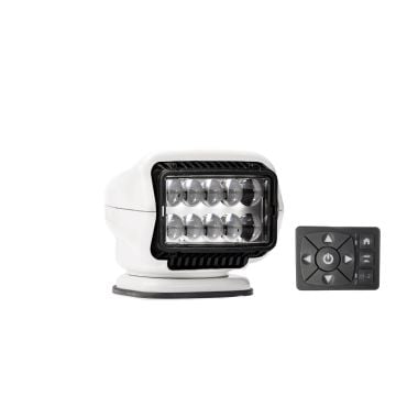 Searchlight LED ST 12V white hardwired dash mount remote 3.7A 20' harness