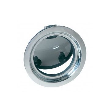 Porthole Round PWS31A2 198mm Cut-Out AISI316 Stainless Steel Smoke Acrylic with Mosquito Screen CE Area III