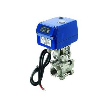 Valve ball 1" motorized 12V SS316 MV12 series
