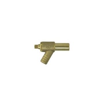Drain cock 15 mm DZR Brass (plastic)