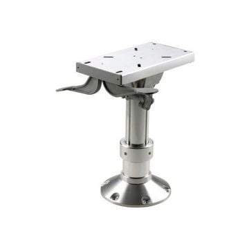 Seat pedestal PCG3040 300-400mm powermatic column Dia.87/73mm & base Dia.228mm with swivel & seat slide