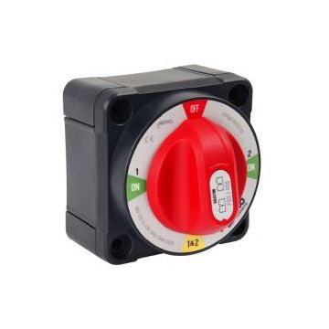 Battery selector switch 772-DBC 400A 48V 4 position (1-1&2-Parallel -Off) Pro installer series