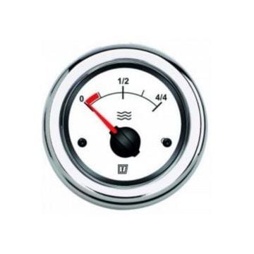 Gauge water level WATERW white 12/24V cut-out Dia. 52 mm excluding sensor