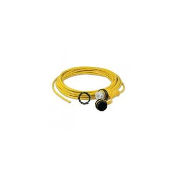 Shore power 15m 32A 250V (Y) blunt cut harmonized cable cordset Yellow colour