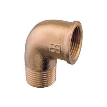 Elbow 90 deg. 1/2" M-F Brass Art0092