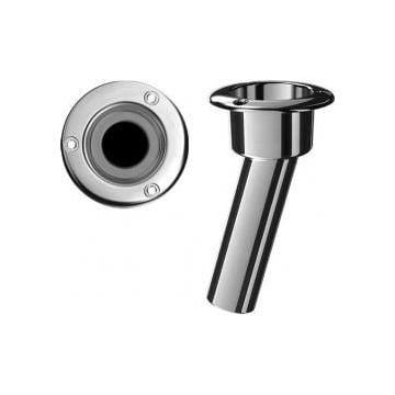 Rod cup holder SS316 round top 15 deg. No Drain rod