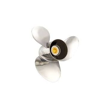Propeller Rubex NS3 Plus Stainless Steel 3-Blade 15.625″ × 11″ RH Interchangeable Hub for 115 HP and Above Engines