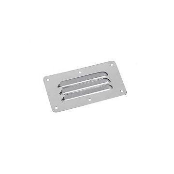 Vent Louvred 127x65mm Stainless Steel 304