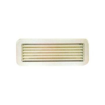 Air grille 10" x 5" supply air white ABS