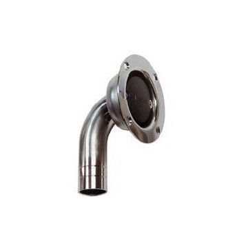 Vent SS316 AB19B 19 mm angled hose connection