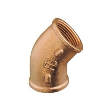 Elbow 45 deg 3/4" F-F Bronze Art0120B