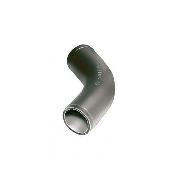 Hose connector plastic Dia. 75 mm 60 deg. bend (suitable for connection with rubber transom exhaust)