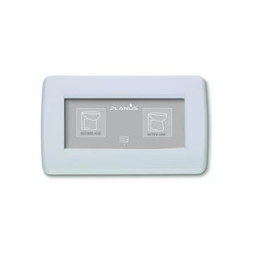Toilet Control panel STANDARD 2 button (with Ivory & Black frame)