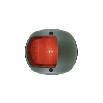 Navigation Port 12V black polymer body & base vertical mount side light