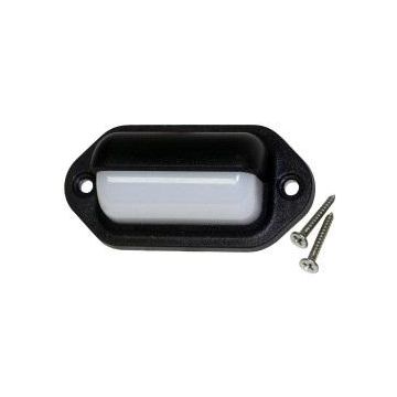 Light LED courtesy red 12 V white bezel