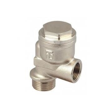 Valve siphonbreak F3/8"xM1/2 Art1250 Brass (Nickel plated)