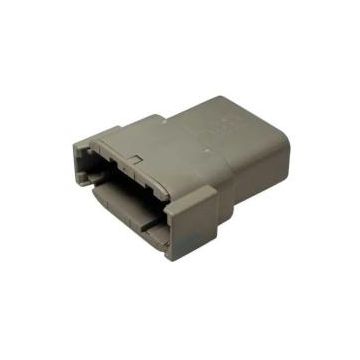 Kit receptacle DTM 12 cavity Deutsch connector for 20-24 AWG wire Kits contains housing only. (pack of 5pc)