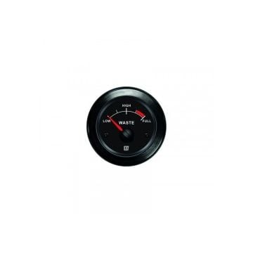 Gauge waste water level WASTB black 12/24V