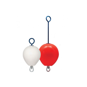 Mooring Buoy M50L Inflatable Long Rod 405mm 34kg Buoyancy White