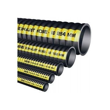 SLANG45 Rubber Exhaust Hose – 45mm ID x 53mm OD – Sold per Metre