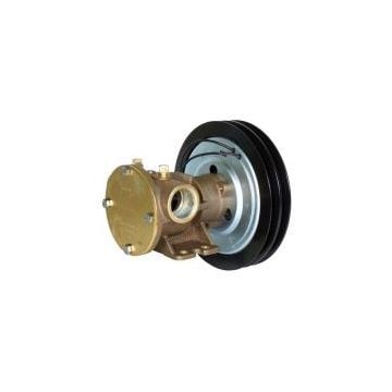 Pump clutch 2A pulley 12V 21 Gpm BSP port Bronze body for bilge & deckwash application