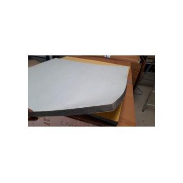 Insulation MISO100W 1000x1000x20 mm flexible sound deadening plate with White top layer
