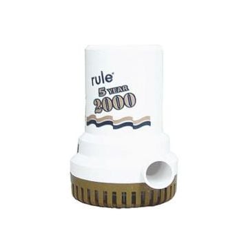 Pump bilge 2000 Gph 12V Gold series non automatic ruleseries with 5 years warranty