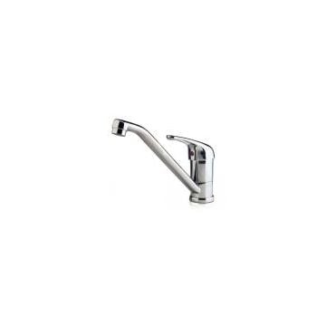 Tap aerator mixer with swivel spout