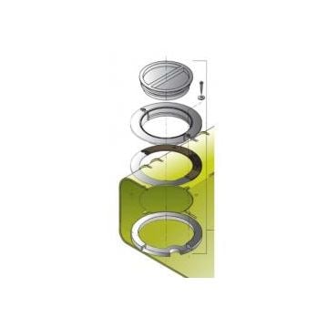 Lid Inspection set WTIKIT (cut out Dia. 115 mm ) includes counter flange & gasket for rigid fresh water tanks