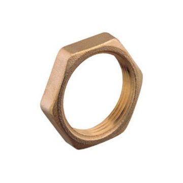 Lock nut 1" Brass Art1142 light series