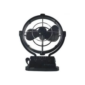 Fan Cabin Sirocco 24V 3-Speed 360° Black