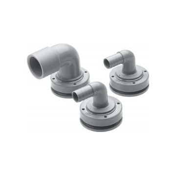 Tank fitting FT19B Dia. 19 mm 90 deg. hose connector for flexible tank