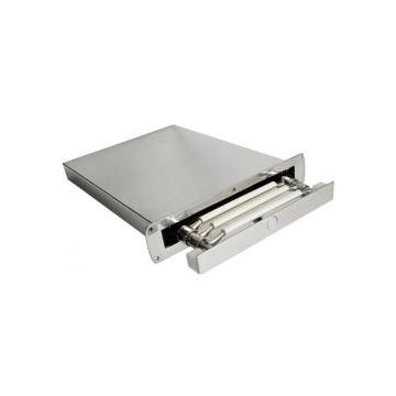 Ladder telescopic 4 steps under platform mount 1145 mm L (extended) 254 mm W