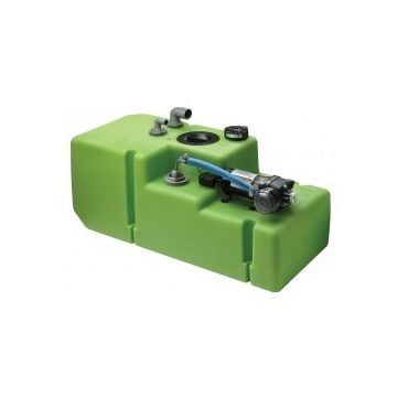 Tank fresh water system 88L 12V (includes plastic tank fitted with pump & fittings)