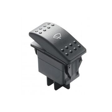 Switch rocker OFF-1-2 HDMSW2 for 2 speed wiper motor 20A (Suitable for wiper motors RWS, DIN & HDMC. Not suitable for model ORW)