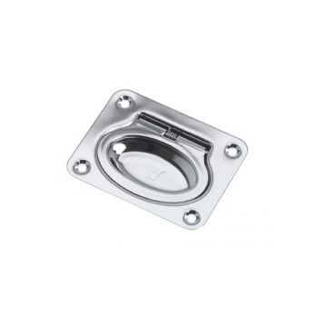Handle lift 60 x 75 mm SS304 electro polished with retrogressive spring