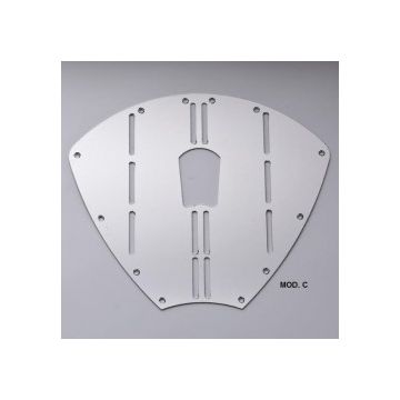 Bow Protection Plate PS3011 320x270mm Stainless Steel 304L Gloss Finish