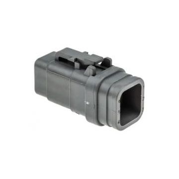 Kit plug for DTM 6 cavity Deutsch connector for 20-24 AWG wire Kits contains housing only. (pack of 5pc)