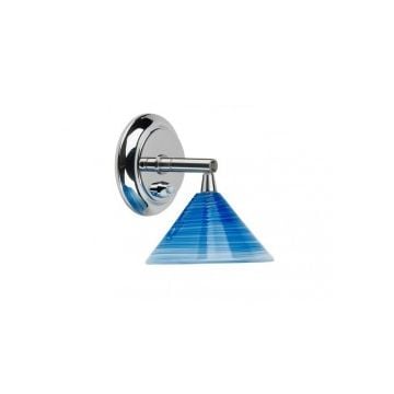 Reading Light St. Maarten Ocean Swirl 12/24V Polished Stainless Steel G4 Socket On/Off Switch Bulb Not Included