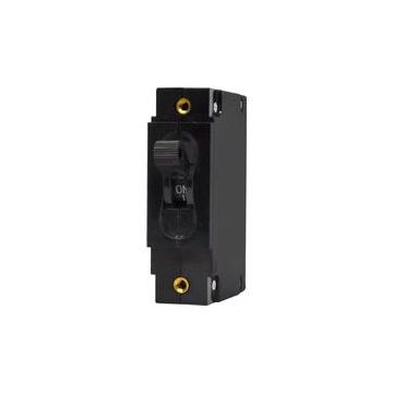 Breaker C series 50A 1 pole Black 240VAC 80VDC White actuator