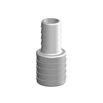 Hose reducer White 38mm-25mm GRP